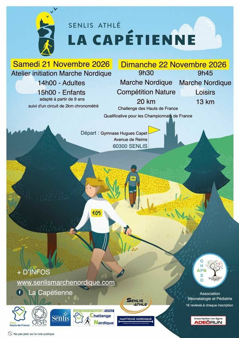 La Capetienne Marche Nordique Senlis