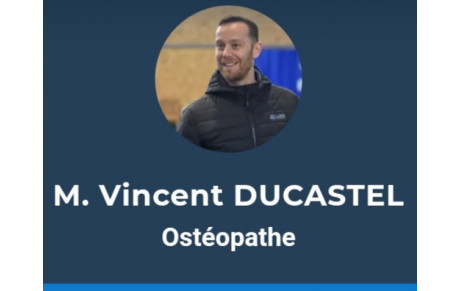 Kiné. Osteo Vincent DUCASTEL